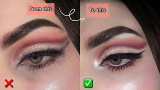 Soft and Subtle Eyeshadow Tutorial For Beginners | Cutcrease with Glitter liner banane ka tarika