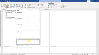 Page Numbers starting from a specific Page (e.g. from Page 3 with Number 1) – Word Tutorial