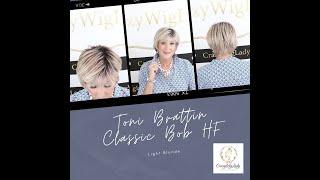 Toni Brattin CLASSIC BOB wig review | LIGHT BLONDE | Crazy Wig Lady