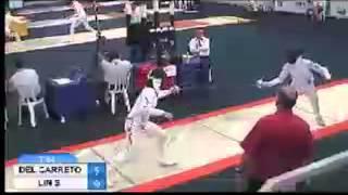 DEL CARRETO X SHENG LIN T 32 WWC 2012 RIO EPEE, 2 BrasilEsgrima on USTREAM. Other Sports.flv