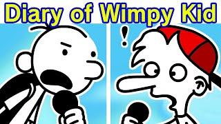 Friday Night Funkin' VS Greg Heffley FULL Week | Diary of a Funky Kid V1 (FNF: Diary of a Wimpy Kid)