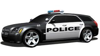 LAPD Police Car Siren Passing Far Away Sound Effect