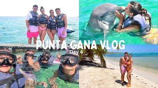 Swimming with Dolphins, Sharks and Stingrays!!  (Punta Cana Travel Vlog Day 4)