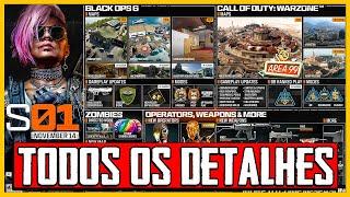 ROADMAP OFICIAL! TODOS OS DETALHES SEASON 1 WARZONE 4 E COD BLACK OPS 6