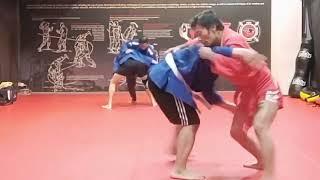 Dynamo Sambo Vadim Kolganov system training record: Some sambo wrestling training with my partners