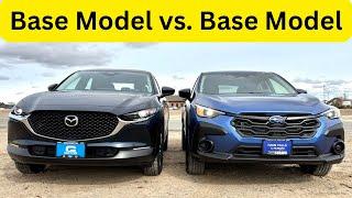 2025 Mazda CX-30 vs. 2025 Subaru Crosstrek | Side-by-Side Comparison Review.