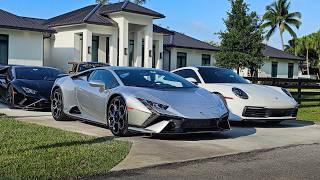 SUPERCARS BLASTING - Mansion Rally to Supercar Saturdays Florida - 812 SF, GT Black Series, 720S