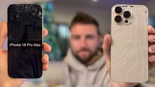 World's first iPhone 16 Pro Max DROP TEST! - Will it survive?