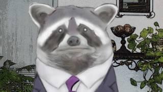 Talking Animals in Suits - "Raccoon Business"