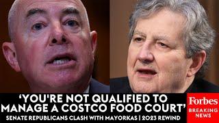 BRUTAL: DHS Secretary Alejandro Mayorkas Mercilessly Grilled By Senate Republicans | 2023 Rewind