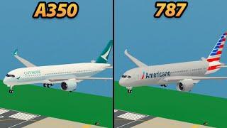 787 VS A350: WHO Can Land The BEST? - PTFS Landing Challenge