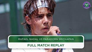 Rafael Nadal's First Grand Slam  Full Match vs Paradorn Srichaphan, Wimbledon 2003