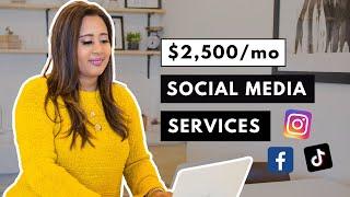 How to Price Social Media Management - $2,500 Monthly Package for Freelancers and Agency Owners