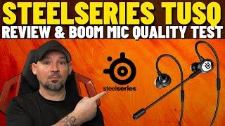 Steelseries Tusq Earbuds With Boom Mic Test and Review