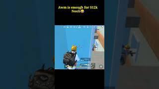 s12k VS AWM NO SCOPE AWM HEADSHOT  S12K USER NOOB  #Shorts