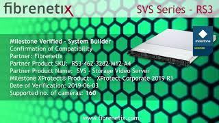 Fibrenetix Storage Video Server RS3 - Verification System Builder