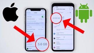 How To Check Data Usage on iPhone and Android