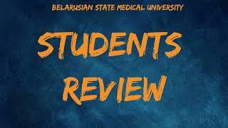 STUDENT REVIEW 5  - BELARUSIAN STATE MEDICAL UNIVERSITY - MINSK - BELARUS