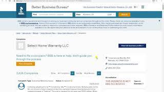 REVIEW of Select Home Warranty