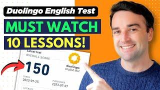 Essential Lessons for the Duolingo English Test