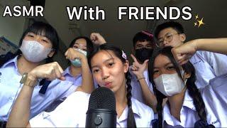 ASMR|With FRIENDS ￼at SCHOOL~asmr elle~