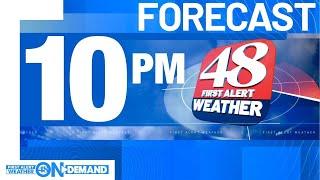 48 First Alert Weather: 10 p.m. Monday weather forecast