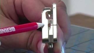 Tutorial: how to use the narrow straightstitch hemmer with guide #64