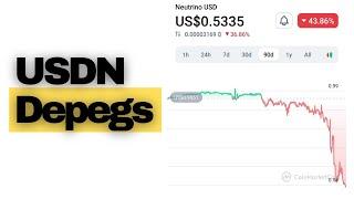 USDN Depegs Another Stable Coin Degens Neutrino USD