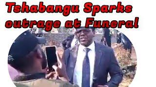 Tshabangu Bravely Confronts Angry Crowd at Funeral!