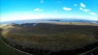 Drumburn viewpoint and Nith estuary from the air with my DJI F450.