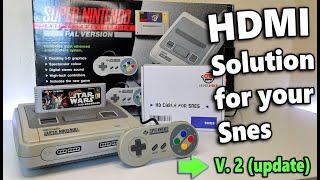 Super Nintendo FANS Rejoice! EASY HDMI Solution Found!