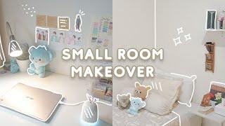 SMALL BEDROOM MAKEOVER  minimalist on a budget + room tour | Indonesia