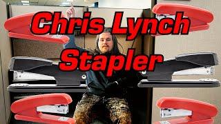 Chris Lynch Tries To Find The Stapler And Fails