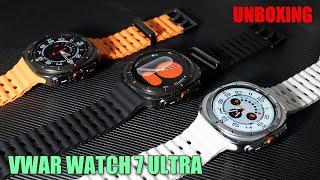 VWAR WATCH 7 Ultra Smartwatch UNBOXING- 1:1 47mm Samsung Watch Ultra?IP68 Waterproof BT Call Compass