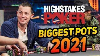 High Stakes Poker Biggest Pots 2021 with Tom Dwan