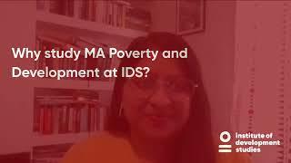 Why study MA Poverty and Development, Tanvi Bhatkal