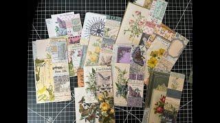 Quick Journal Tucks Using Tim Holtz Collage Strips & Ephemera