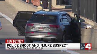 1 injured after being shot by St. Louis police near SLU Hospital