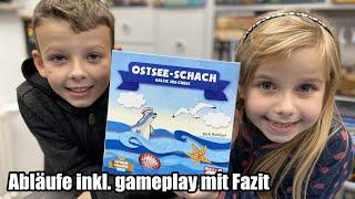 Ostsee-Schach (Holstein Spiele) - ein Schach für Einsteiger - XXL gameplay mit Alina und Elias