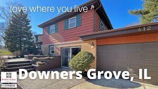 DOWNERS GROVE, ILLINOIS! DYNAMIC, SPACIOUS INTERIOR! BEST HOME! 412 BUNNING DR., DOWNERS GROVE, IL.