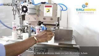 Semi automatic Tube filling sealing machine -  tube filler sealer