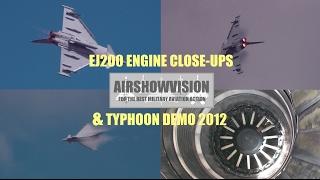 CLEETHORPES TYPHOON 2012 FGR4 DISPLAY & EUROJET EJ200 ENGINE CUTAWAYS (airshowvision)