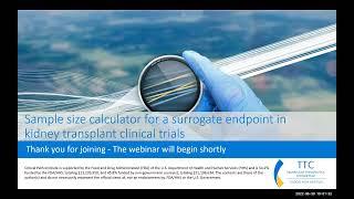 2022 TTC Sample Size Calculator for a Surrogate Endpoint in Kidney Transplant Clinical Trials