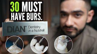 Essential Dental Burs and how to use them