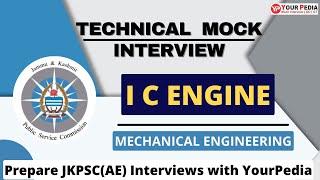 I C Engine Actual Interview Question asked in JKPSC (AE) interviews | Prepare Interview with YP