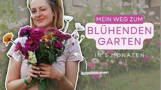 Aussaat bis zum Blumenbeet (in 5 Monaten) | Blumen selber säen & Beet neu anlegen Garteninspiration