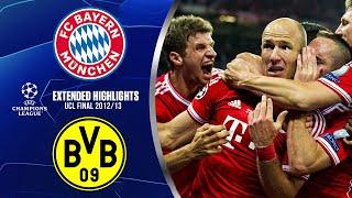 Bayern Munich vs Dortmund: Extended Highlights | UCL Final 2013 |