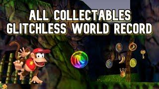 Donkey Kong 64 - All Collectables Glitchless in 7:32:40 (101% + All Bananas, Coins, Upgrades)