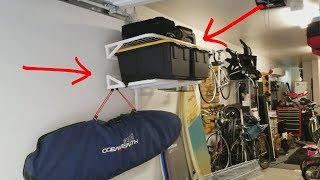 Fleximounts HandyJack Motorized Wireless Remote Garage Storage Wall Shelves!