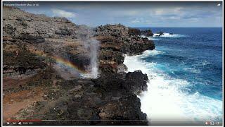 Nakalele Blowhole Maui in 4K